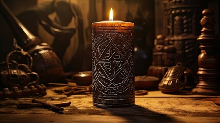 ritual voodoo candle