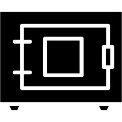Safe Box vector design icon . svg