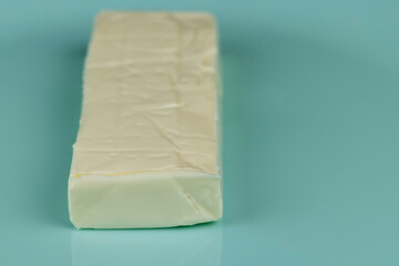 fresh processed cheese in the kitchen