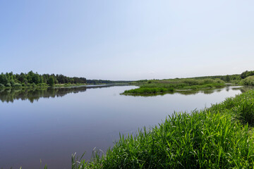 a wide river in eastern Europe, the Neman