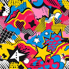 seamless pattern with stars