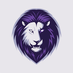 Head Lion Logo. Vector design