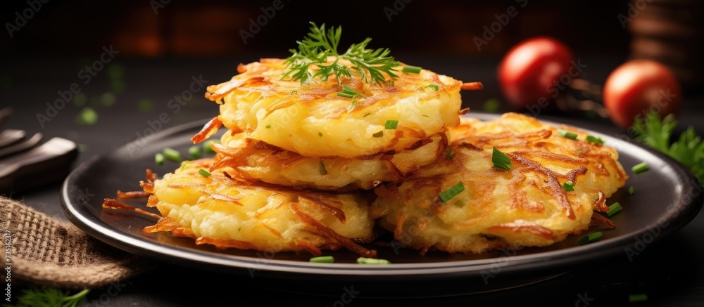 Poster mash potato pancakes so simple pan fried potato pancake using leftover mashed potatoes. creative ban
