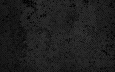 dark black rusty on grey checkered steel plates texture, old anti slip floor background. abstract rusty texture in grunge background for industrial design concept. - obrazy, fototapety, plakaty