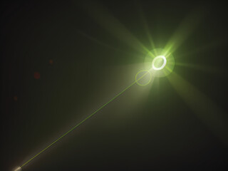 colorful lens flare glowing gradient in background