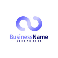 Letter N logo design vector. Creative Initial N logo concepts template