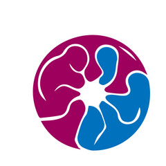 human cell icon set 