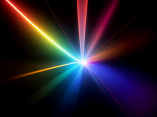 Light lens flare background effect