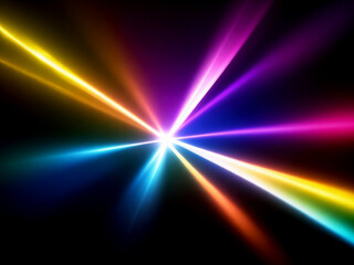 Light lens flare background effect