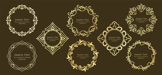 アンティークなフレームセット