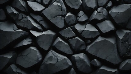 Surface Texture Of Matte Frozen Obsidian For Wallpaper Created Using Artificial Intelligence. pattern texture. decoration and design