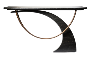 Eclipse Console Table isolated on transparent Background