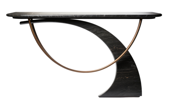 Eclipse Console Table isolated on transparent Background