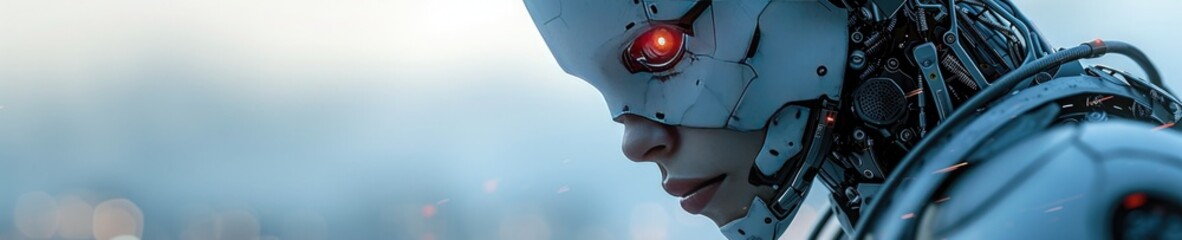 website banner ai robot 