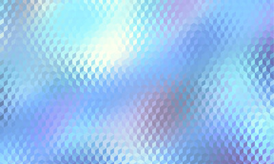 Obraz premium Light blue texture. Iridescent glass effect. Rainbow soft gradient. Glasswork effect digital paper. Sparkle pattern. Vector illustration