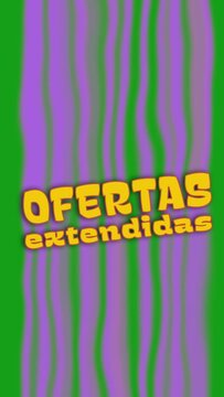 Ofertas extendidas sombra extendida verde y violeta