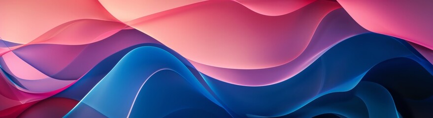 abstract pink, blue and purple background image Generative AI