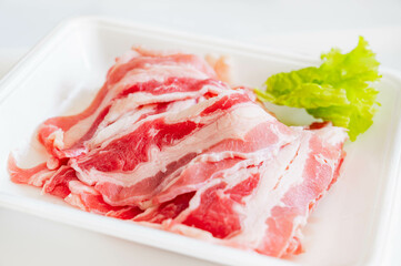 牛バラスライス肉