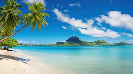 tropical hawaiian holiday backgrounds - obrazy, fototapety, plakaty