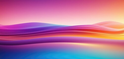 Fototapeta premium Waves and lines of colorful gradient