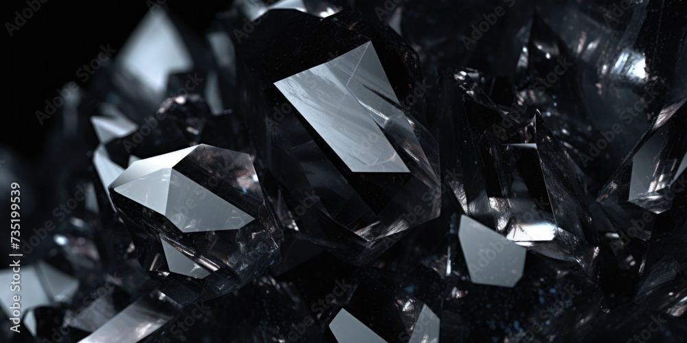 Aufkleber a detailed view of a collection of crystals. ideal for use in jewelry making or as decorative elemen