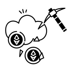  Crypto Trading Line Icon