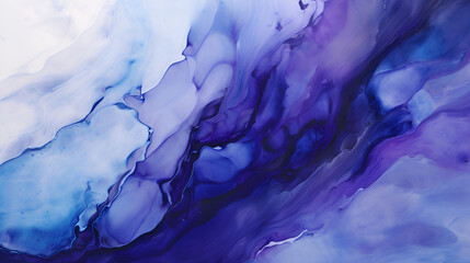 dark blue and purple abstract background, alcohol ink, close-up