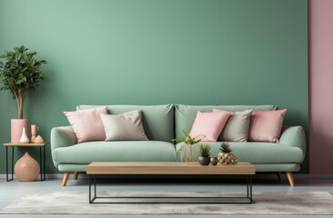 color scheme of a living room