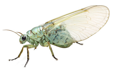 Stone-Set Planthopper isolated on transparent Background