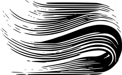 Paintbrush stroke, brush stroke abstract shape.