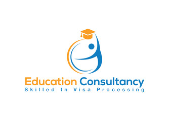Education Consultancy Logo . Institute logo design. Minimalist. Flat