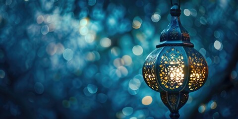 A light fixture hanging from a tree, creating a warm and inviting atmosphere. Perfect for outdoor events and cozy evenings