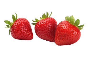 Berrylicious Delights: Exploring the World of Strawberries isolated on transparent Background