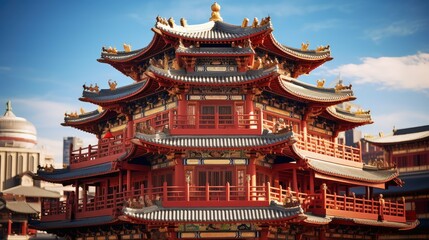 construction chinese building