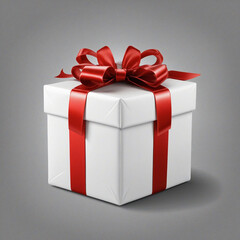 Obraz premium Festive Christmas Gift Vector Icon Illustration