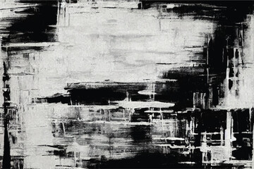 Black and white Grunge texture. Black Grunge background. Abstract illustration texture. Distressed Effect. Grunge Background. Vector textured effect. EPS 10.