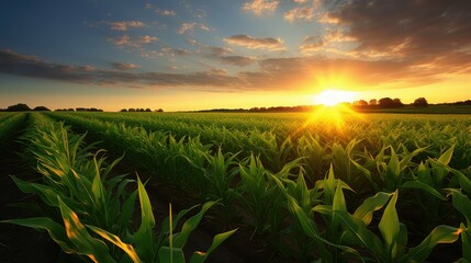 harvest corn field iowa - obrazy, fototapety, plakaty