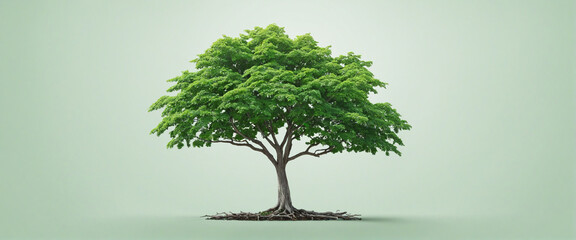 Transparent PNG of a green tree