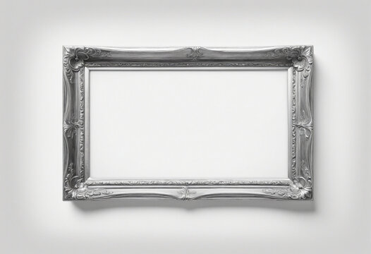 Blank pencil sketch frame on transparent background