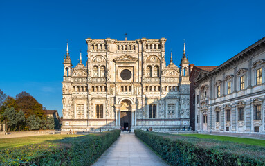 Certosa Di Pavia, Historic Carthusian Monastery near Pavia, Lombardia, Italy. - 735232357