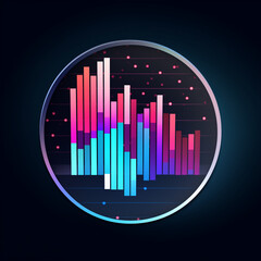 abstract equalizer background