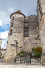 Fototapeta na wymiar Tour médiévale du centre ville de Cognac, Charente-Maritime