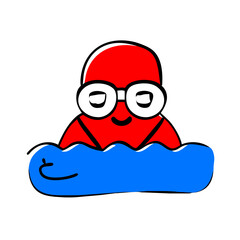 Marathon Swimming: Olympic Games clipart icon