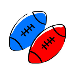 Rugby: Olympic Games clipart icon