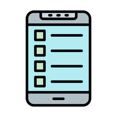 Menu Line Filled Icon