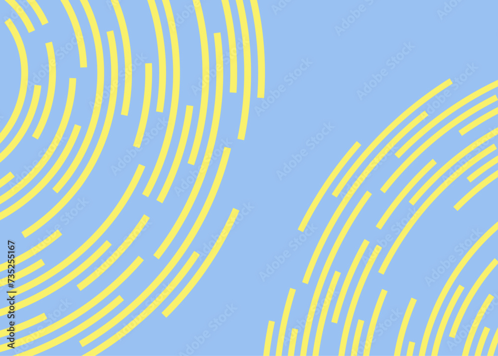 Poster minimalist background with curved swirl lines pattern