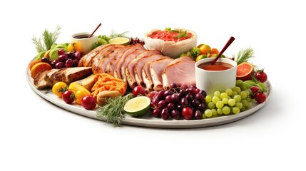 buffet holiday platter