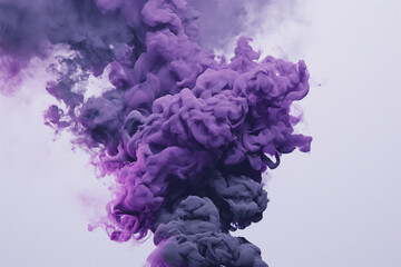 Fototapeta premium coloured smoke falling from the sky