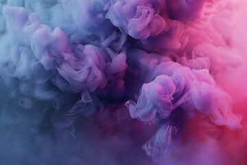 Obraz premium coloured smoke falling from the sky
