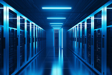 data storage server room